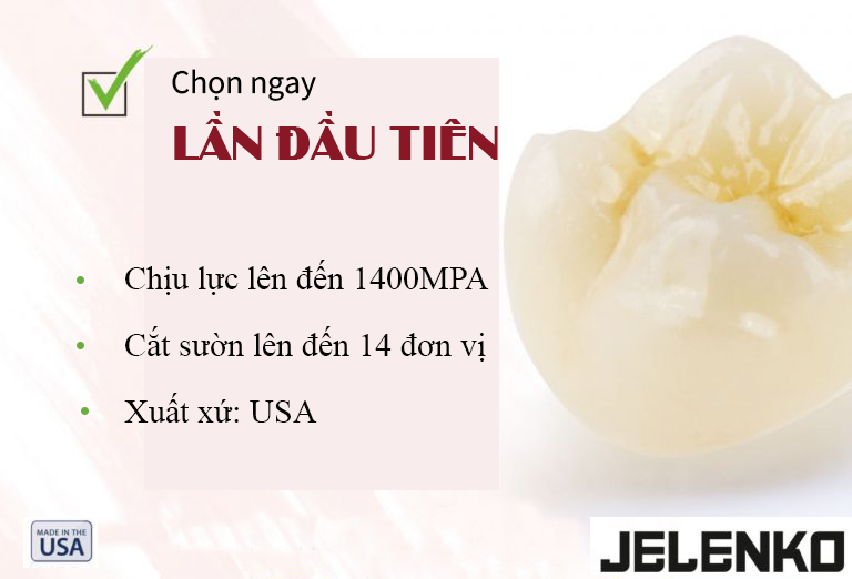 Đối tượng phù hợp với răng sứ Jelenko